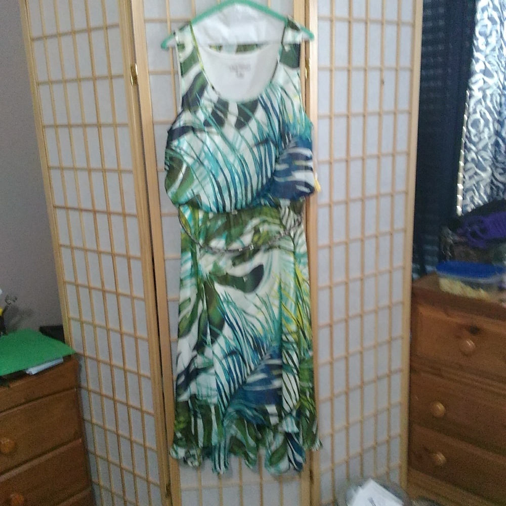 Dress high waist with belt size 12